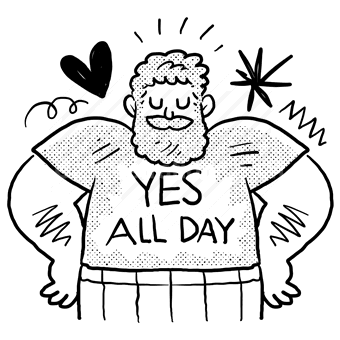 yes all day, man, tshirt, father, motivated, motivation